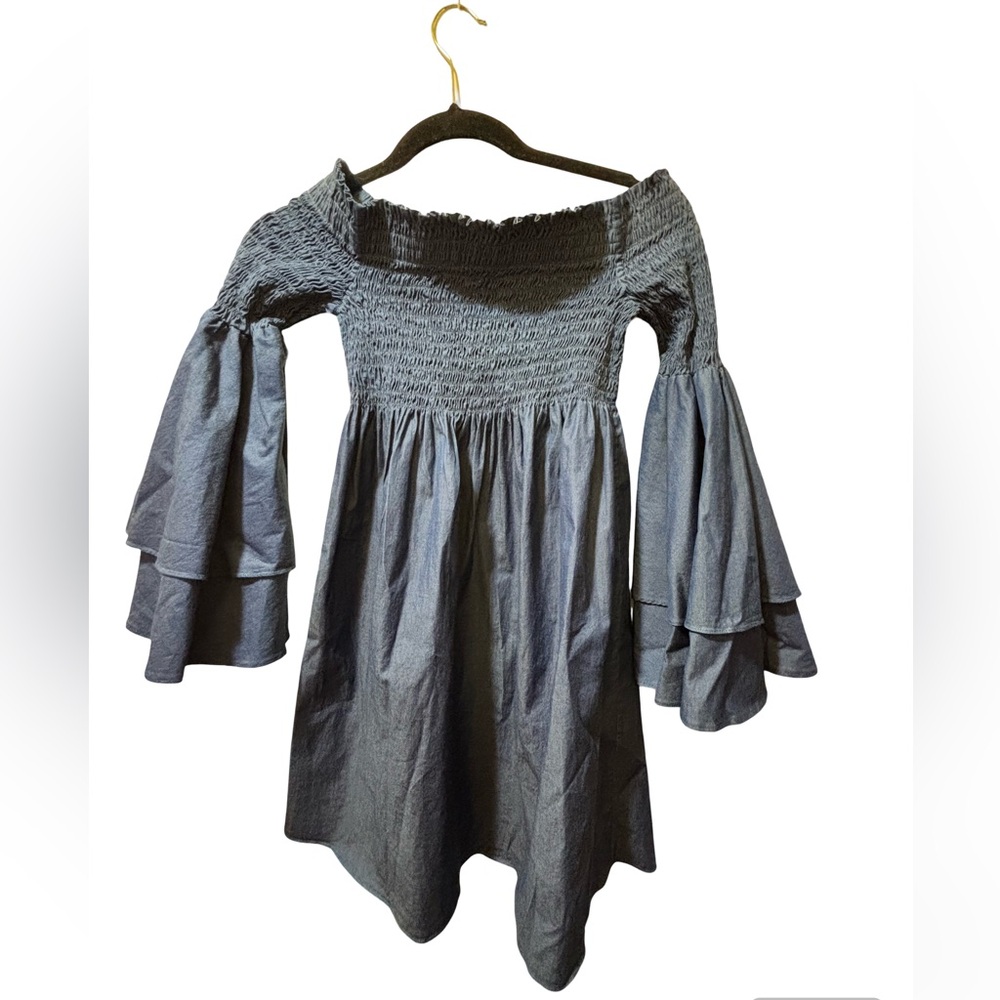 Caroline Constas Blue Denim Dress